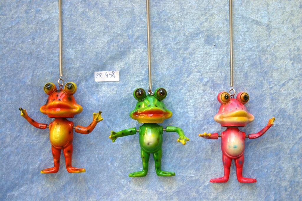 RANA SIMIL-RESINA c/MOLLA cf.6 pz 