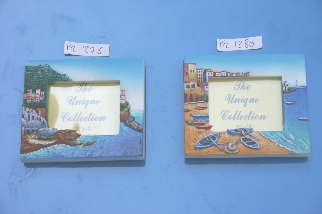 PORTAFOTO MAGNETE RESINA BARCHE 