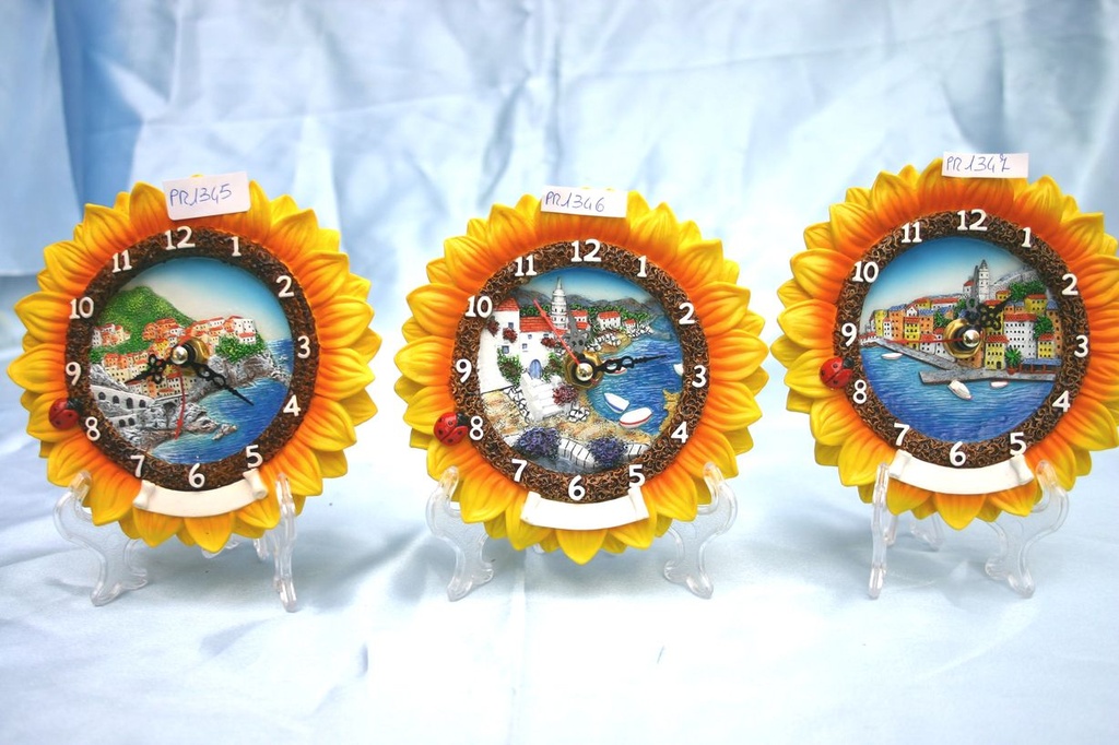 GIRASOLE RES. OROLOGIO c/VED.ROCCE DIAM13cm 