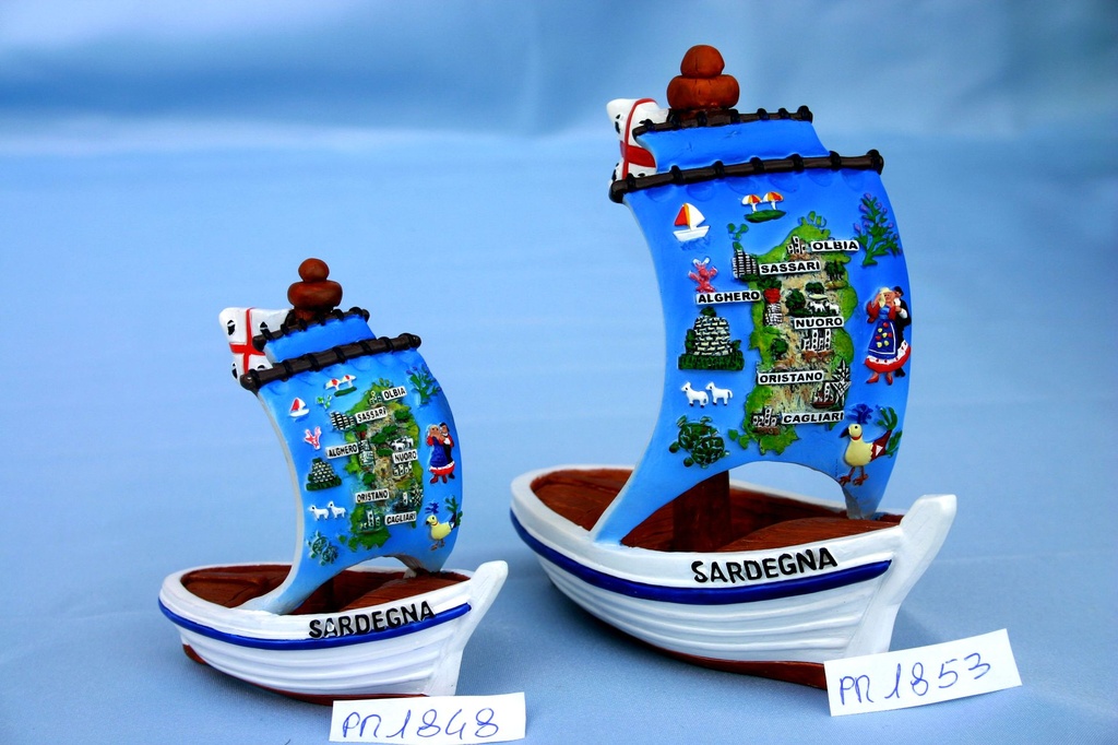 BARCA RESINA PICCOLA SARDEGNA CM 8,5 