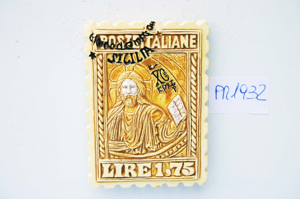 MAGNETE RESINA FRANCOBOLLO SICILIA 