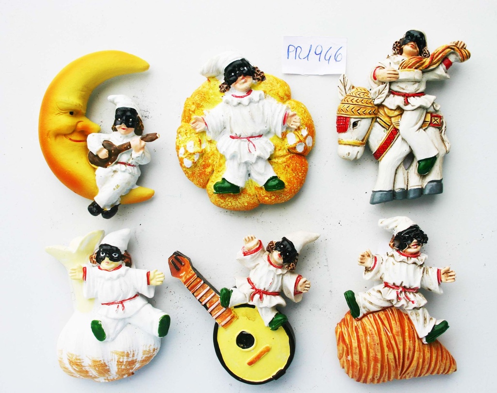 MAGNETE RESINA PULCINELLA 6 MOD.ASS. 