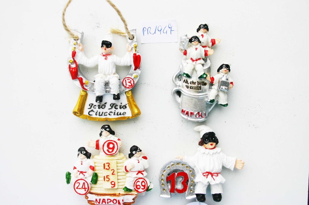 MAGNETE RESINA PULCINELLA 4 MOD.ASS. 