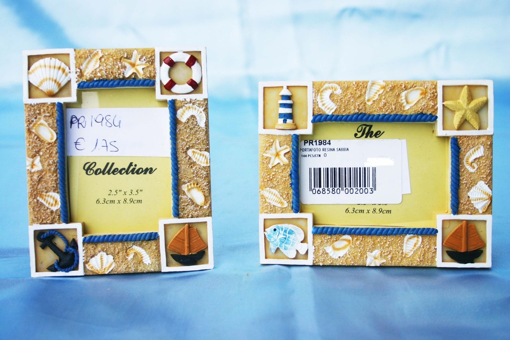 PORTAFOTO RESINA SABBIA 