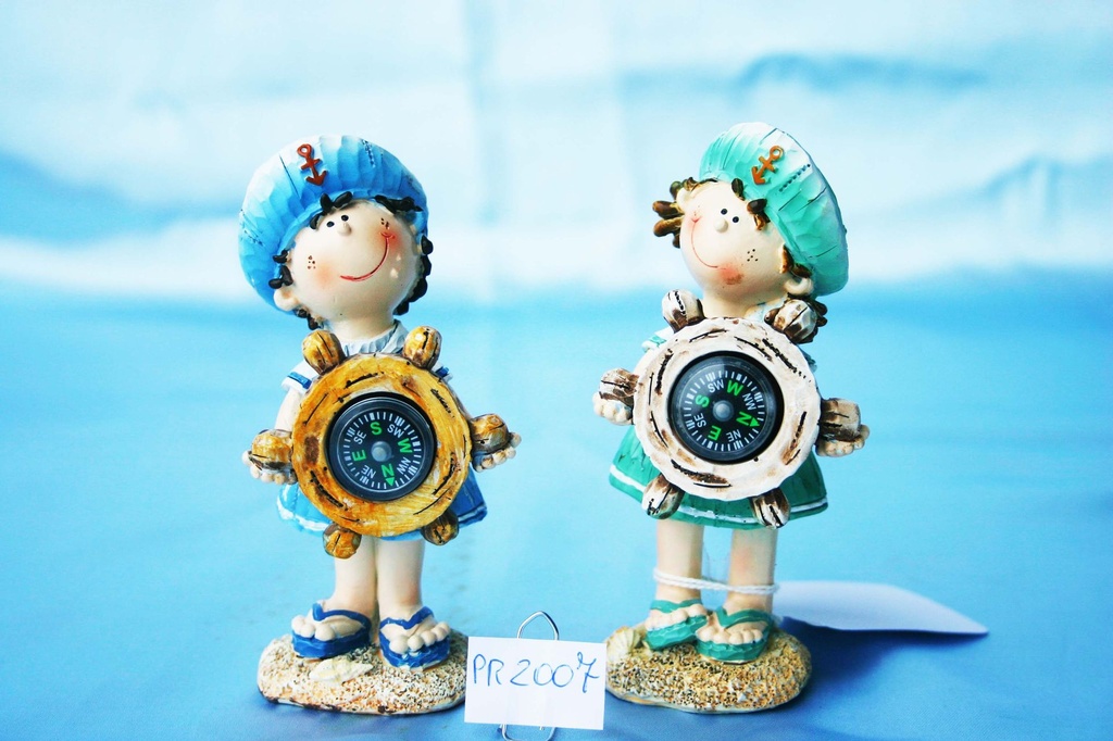 MARINAI BIMBI RESINA H.11,5 cm 2 MOD.ASS. 