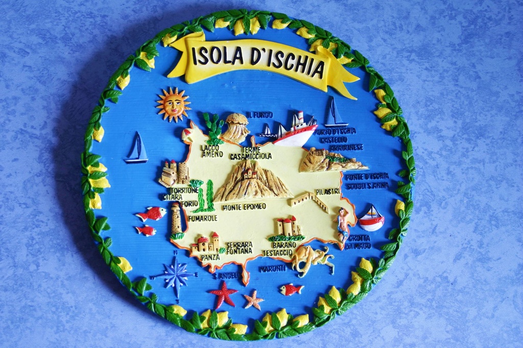 PIATTO RESINA ISOLA D'ISCHIA GRA 