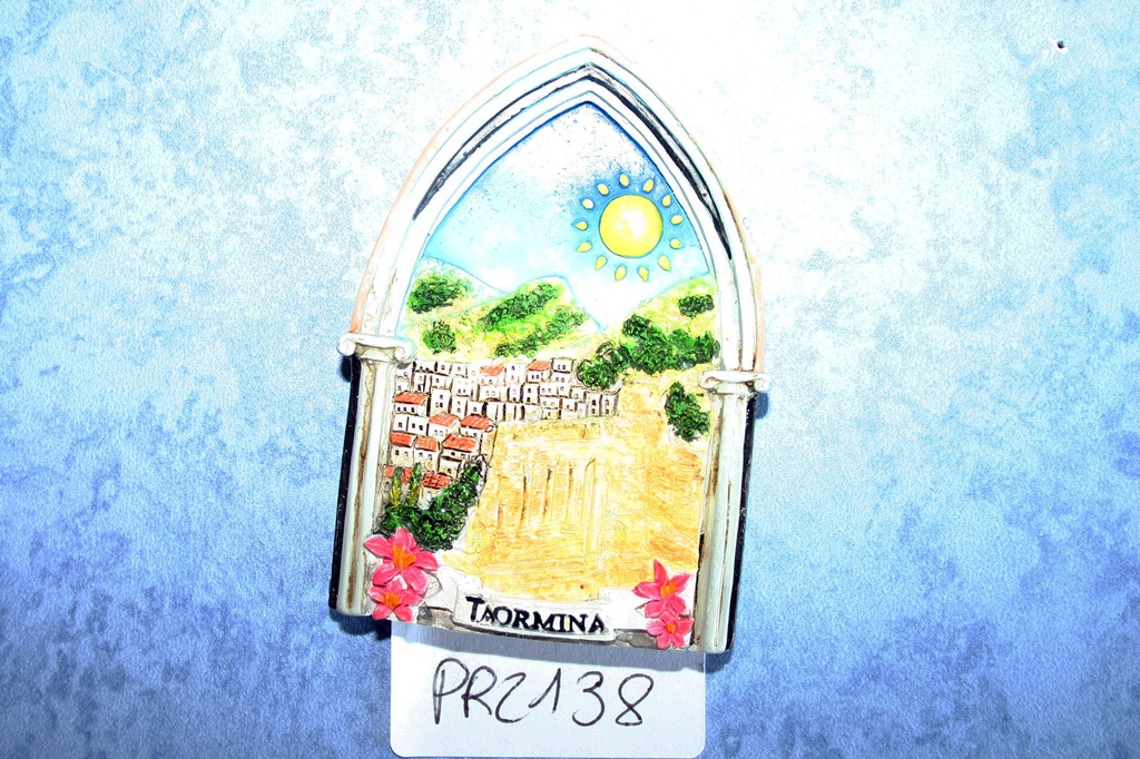 MAGNETE RESINA FINESTRA ARCO TAORMINA 