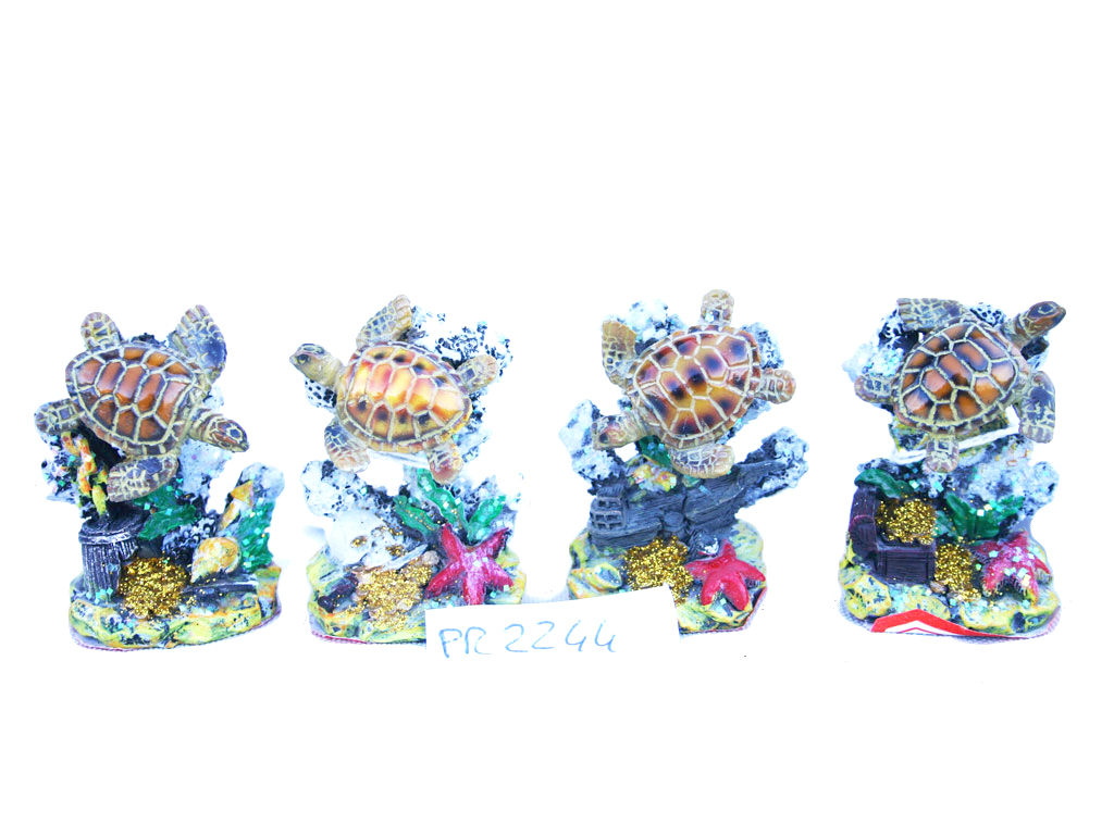 TARTARUGHE RESINA 4 MOD ASS.TI 