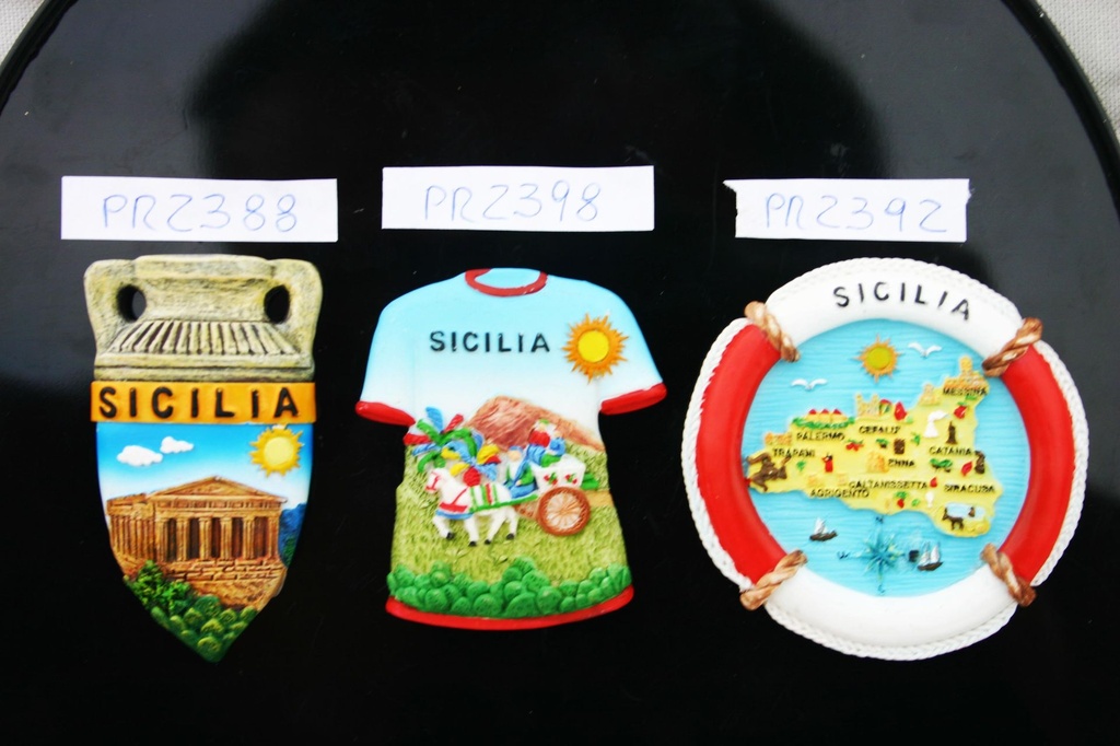 MAGNETE RESINA T-SHIRT SICILIA 