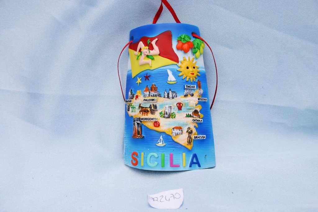 TEGOLA D'APP.RESINA VEDUTA SICILIA MAPPA 