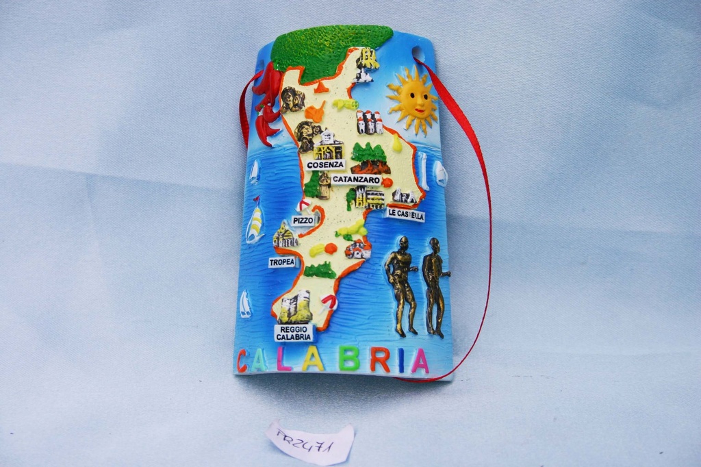 TEGOLA D'APP.RESINA VEDUTA CALABRIA MAPPA 