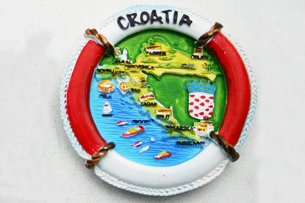 MAGNETE RESINA SALVAGENTE CROATIA MAPPA 