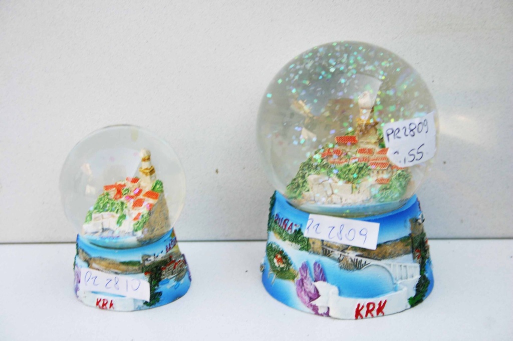 BOLLA NEVE VETRO B/RES. PIC KRK 