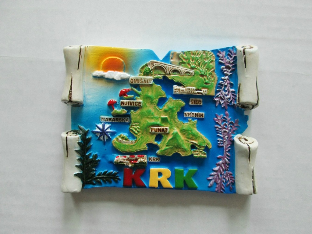 MAGNETE RESINA PERGAMENA KRK MAPPA 
