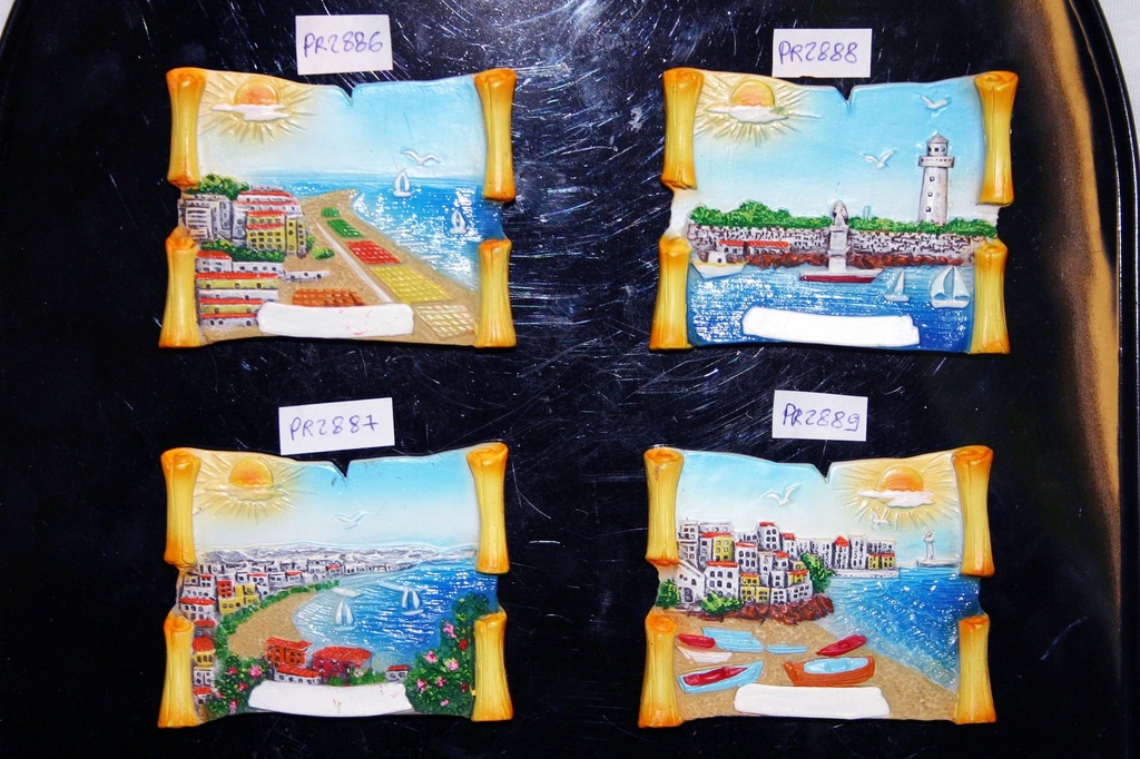 MAGNETE RESINA PERGAMENA C/VED. RIV. ADRIATICA 