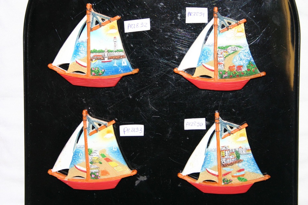 MAGNETE RESINA BARCA C/VED. RIV. ADRIATICA 