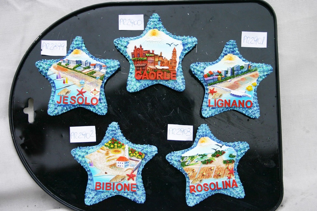 MAGNETE RESINA STELLA ROSOLINA 