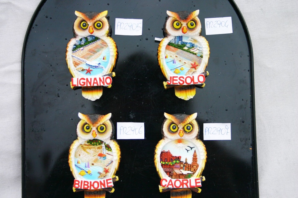 MAGNETE RESINA GUFO LIGNANO 