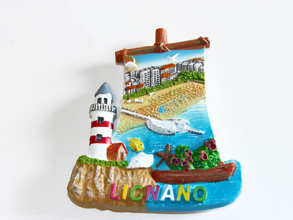 MAGNETE FARO BARCA RESINA LIGNANO 