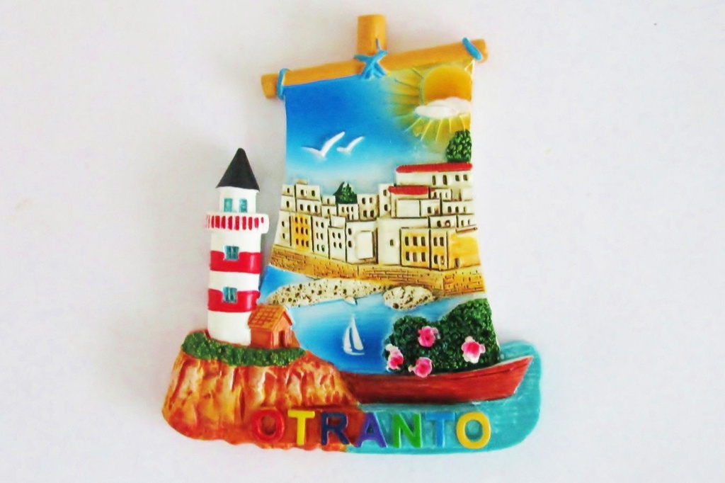 MAGNETE FARO BARCA RESINA OTRANTO 