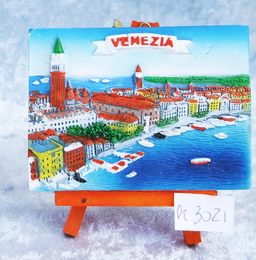 VEDUTA RESINA B/LEGNO VENEZIA S.MARCO 3X4 