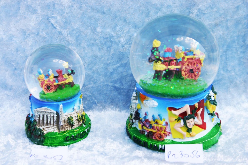 BOLLA NEVE B/RESINA SICILIA PIC 