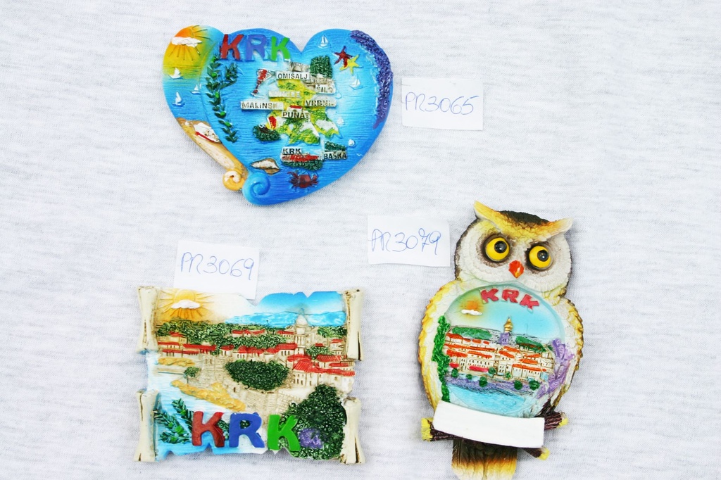 MAGNETE RESINA DOPPIO CUORE KRK 