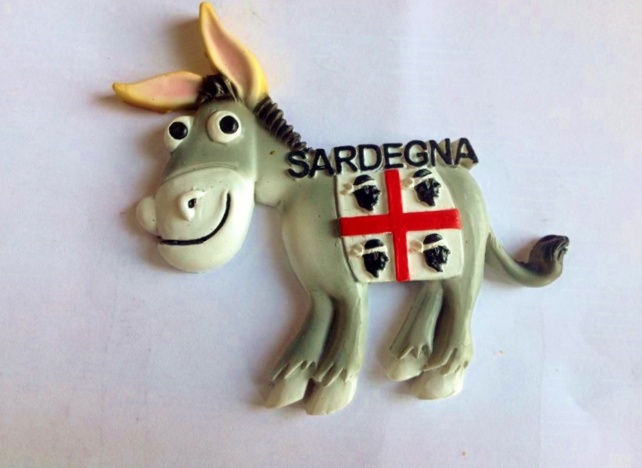 MAGNETE RESINA ASINO SARDEGNA 