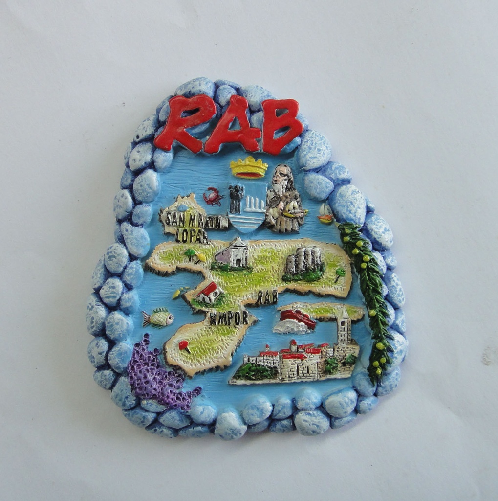 MAGNETE RESINA SASSI RAB 