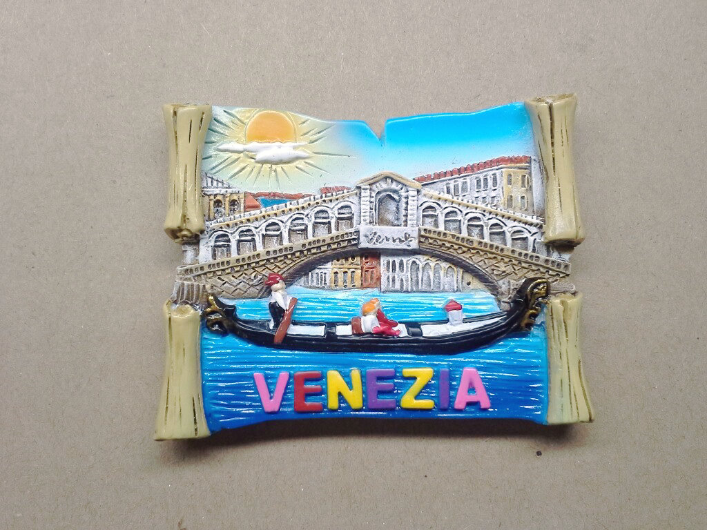 MAGNETE RESINA PERGAMENA VENEZIA 