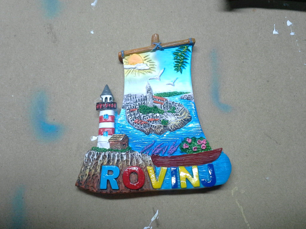 MAGNETE RESINA FARO+BARCA ROVINJ 