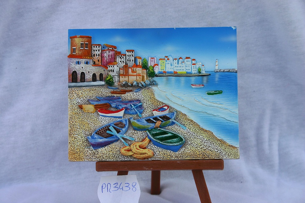 VEDUTA RES. BARCA SPIAGGIA 9.5*6.8 CM 