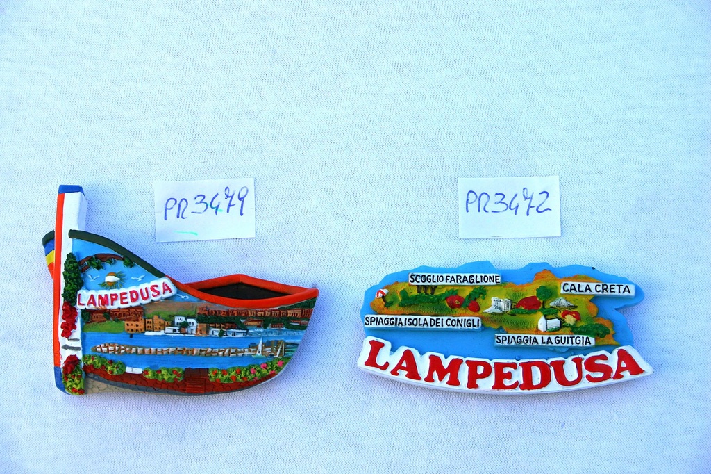 MAGNETE RESINA ISOLA LAMPEDUSA 
