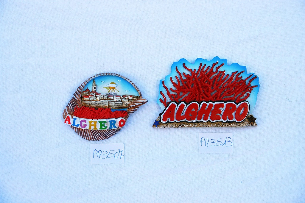 MAGNETE RESINA RAMO CORALLO ALGHERO 