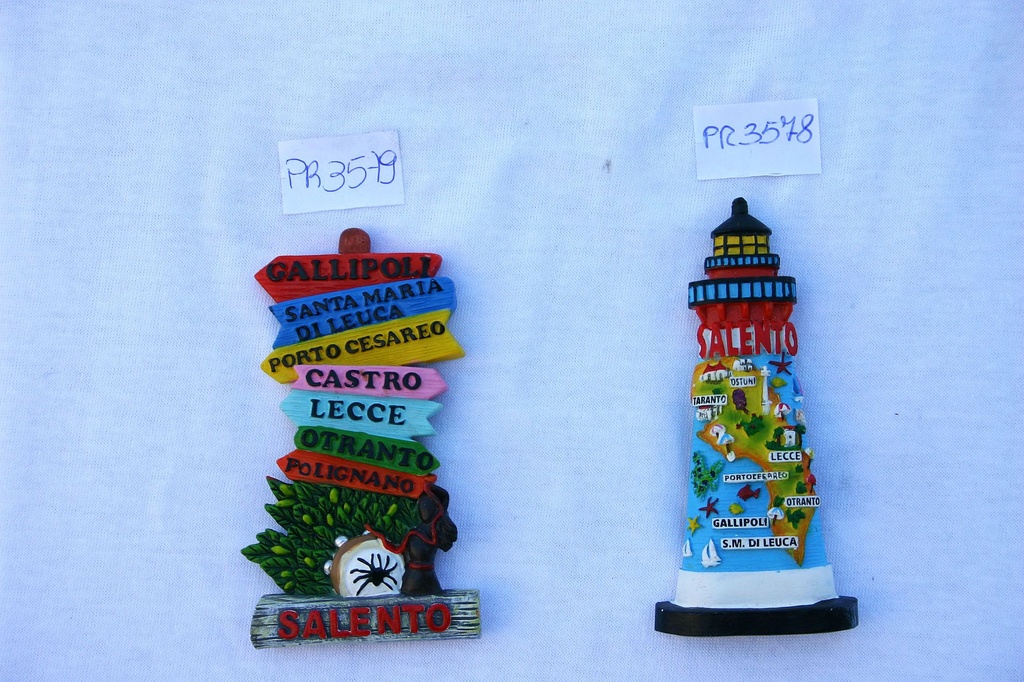 MAGNETE RESINA CARTELLI STRADALI SALENTO 