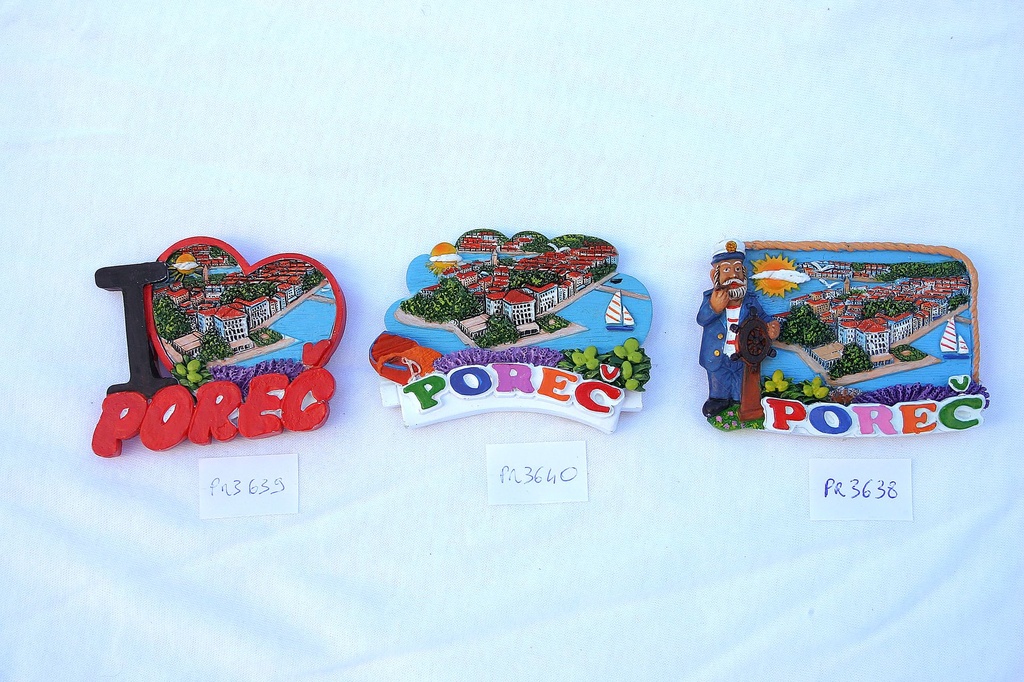 MAGNETI RESINA I LOVE POREC VEDUTA 
