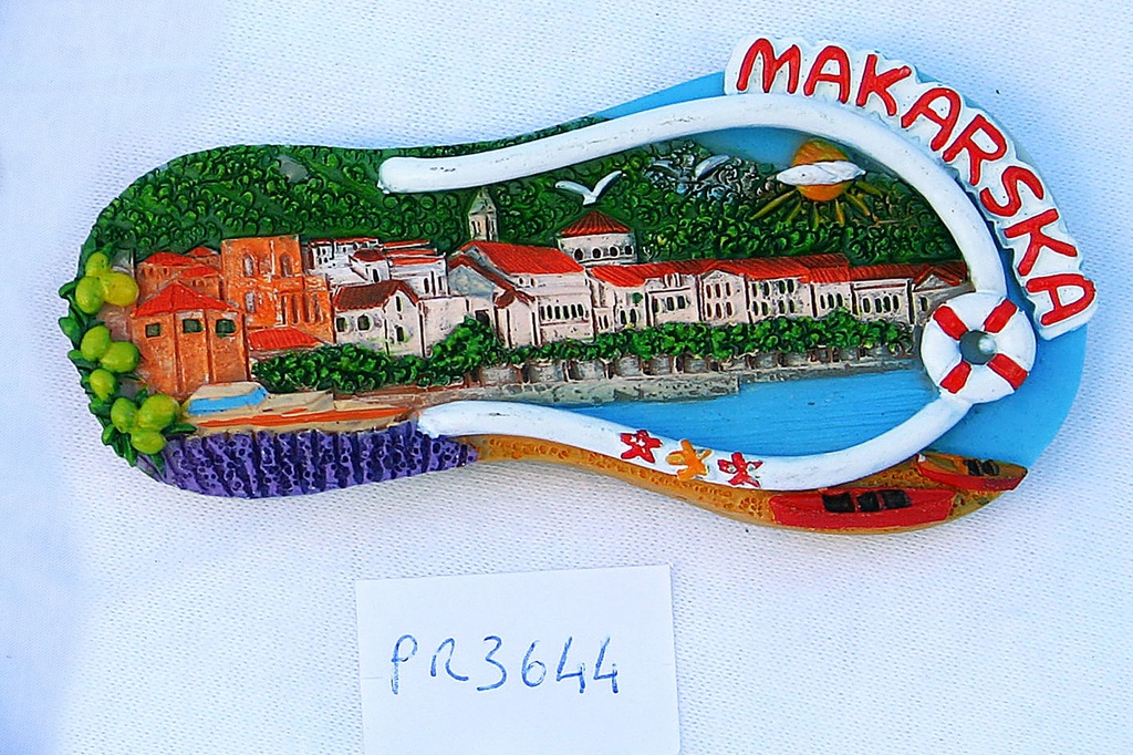 MAGNETI RESINA CIABATTA VEDUTA MAKARSKA 