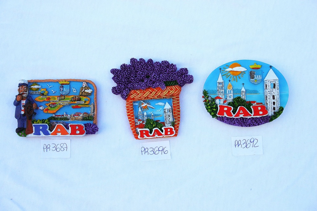 MAGNETI RESINA C/VEDUTA E MARINAIO RAB 