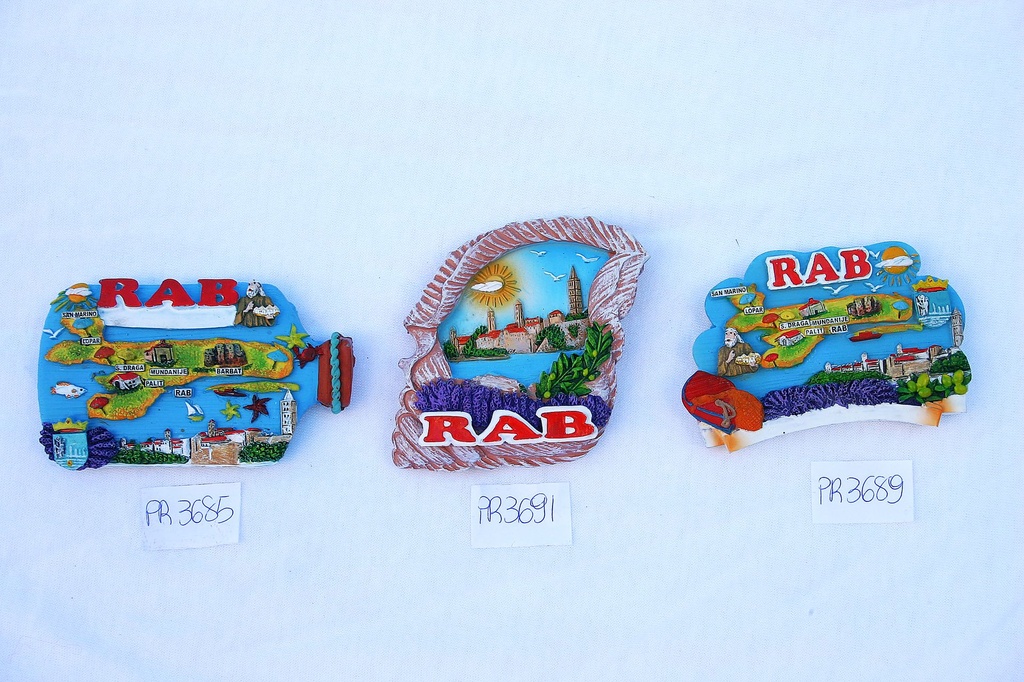 MAGNETI RESINA CONCHIGLIA RAB 