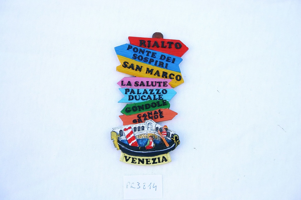 MAGNETE RESINA INDICAZIONI STRADALI VENEZIA 