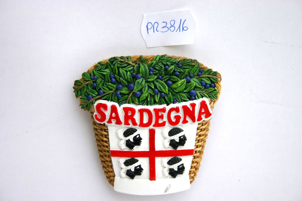 MAGNETE RESINA CESTINO MIRTO 4 MORI 