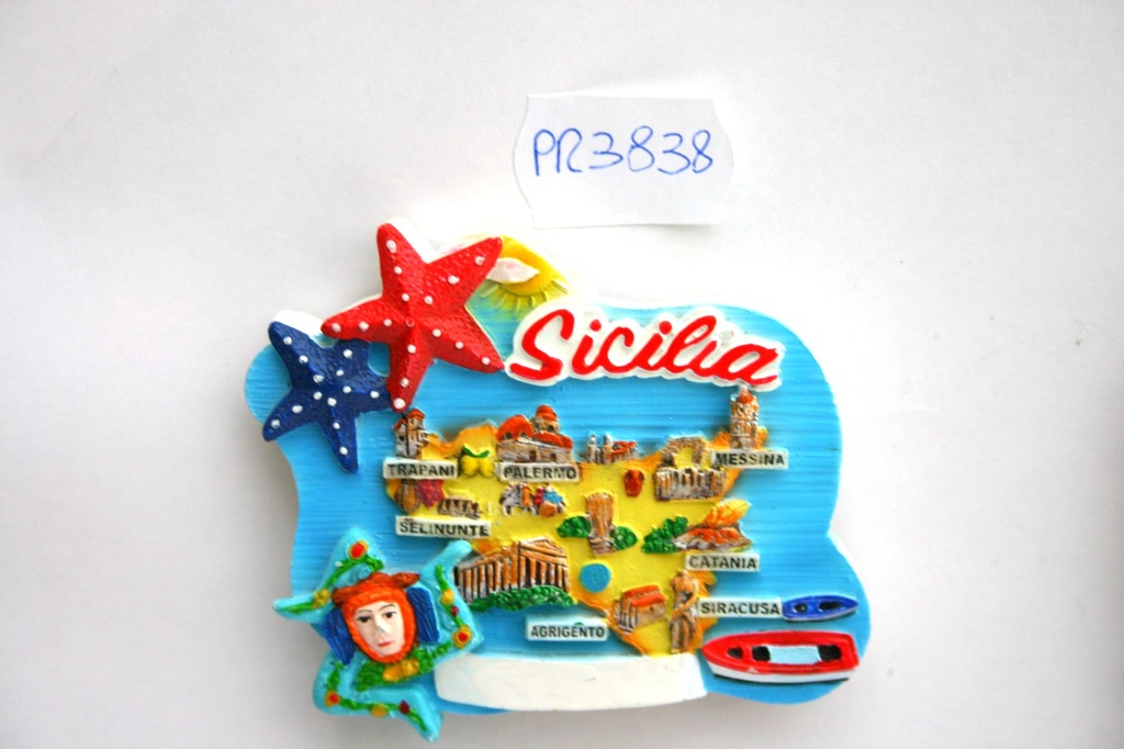 MAGNETE RESINA STELLE SICILIA 