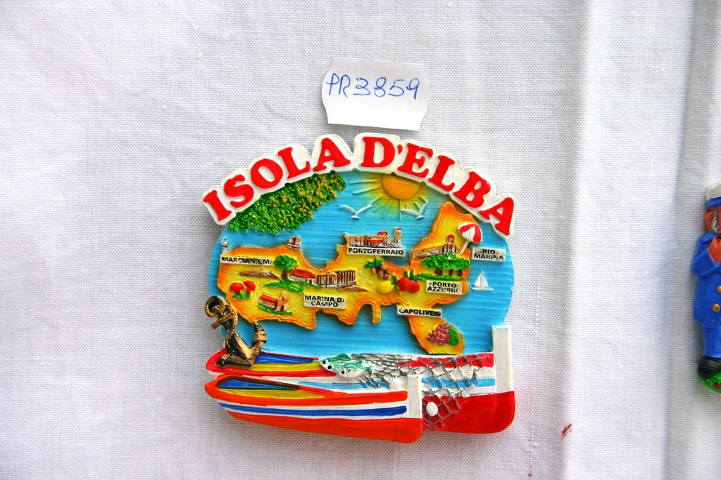 MAGNETE RESINA BARCHE ISOLA D'ELBA 