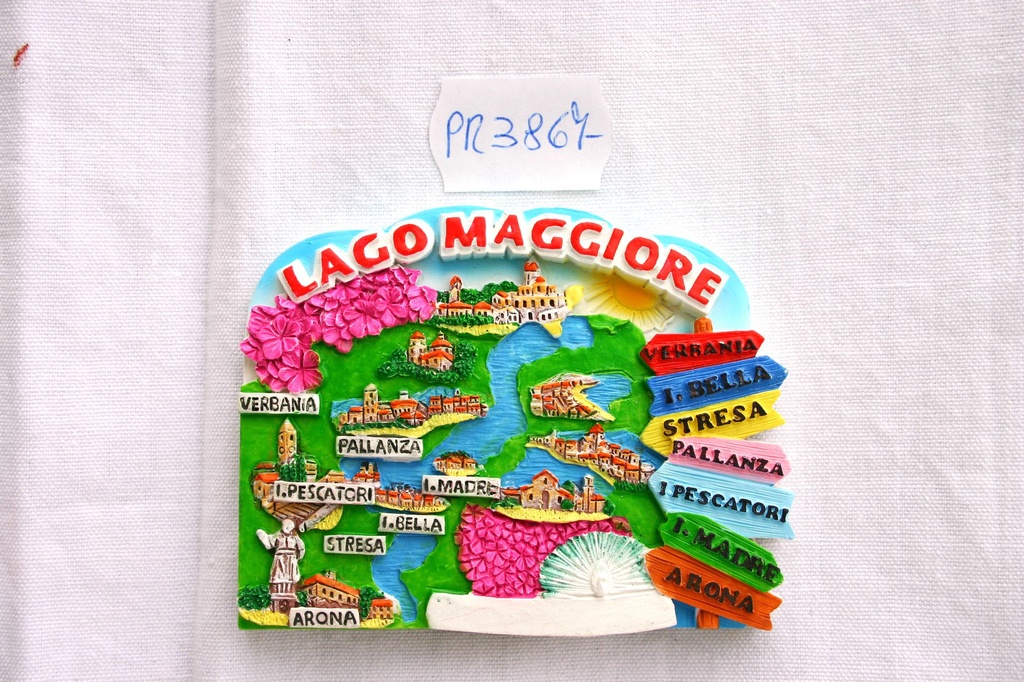 MAGNETE RESINA SEGNALI LAGO MAGGIORE 