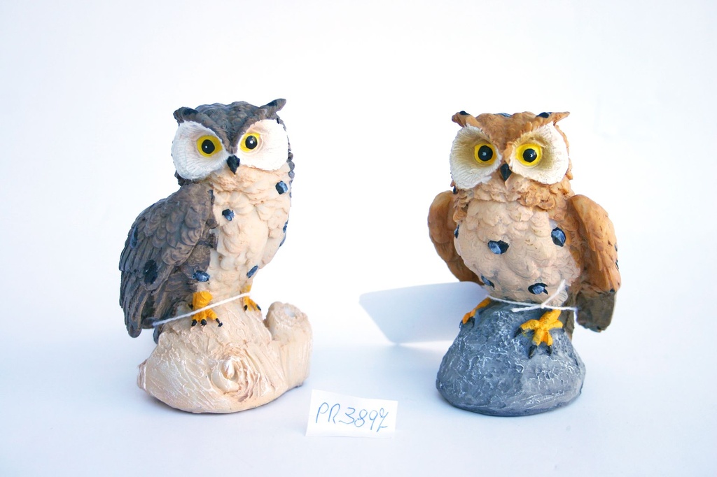 GUFO RESINA 9.5 CM 2 MOD ASS 