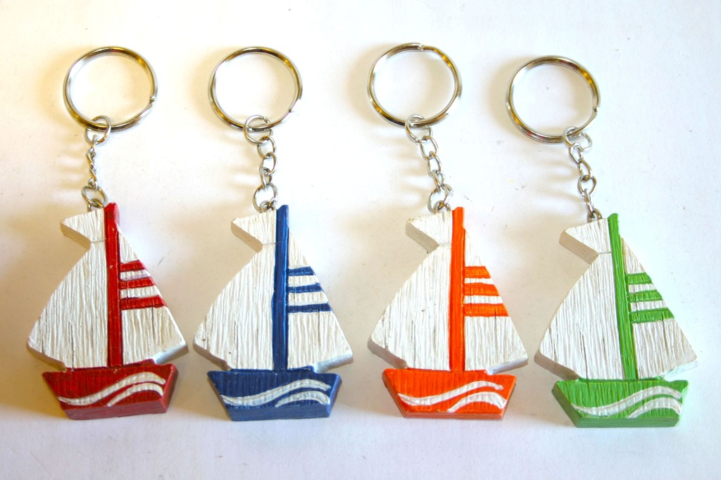 PORTACHIAVE RESINA BARCHETTA 