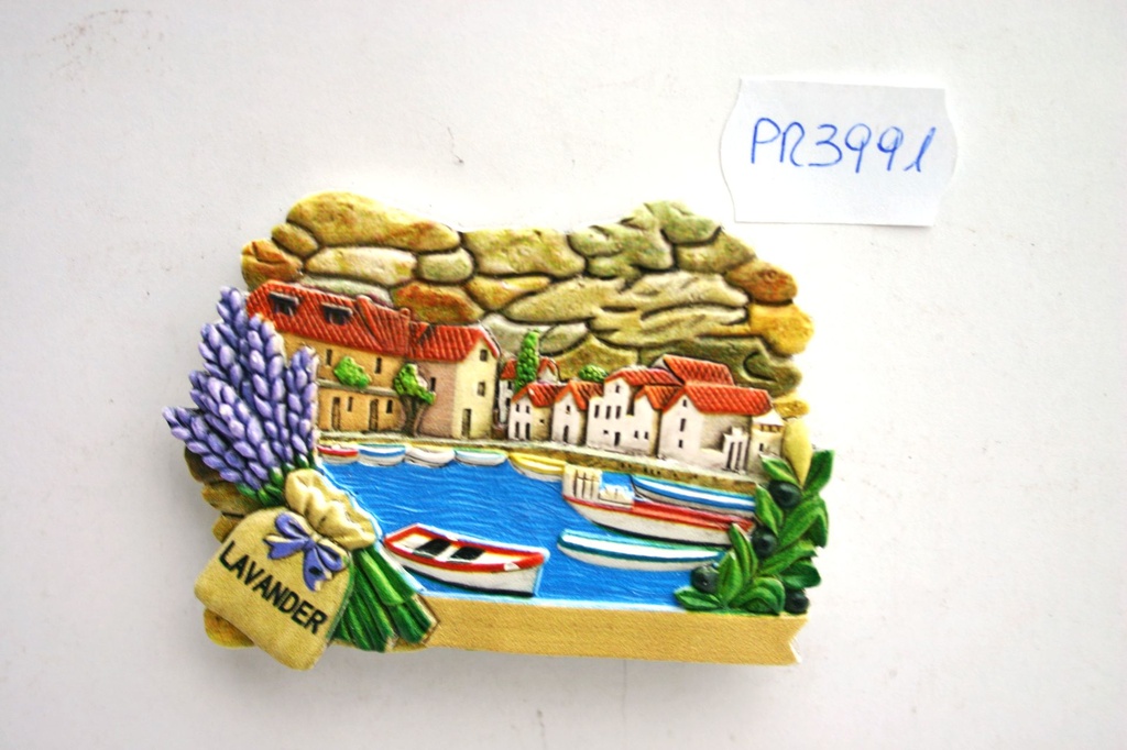 MAGNETE RESINA VEDUTA LAVANDA 