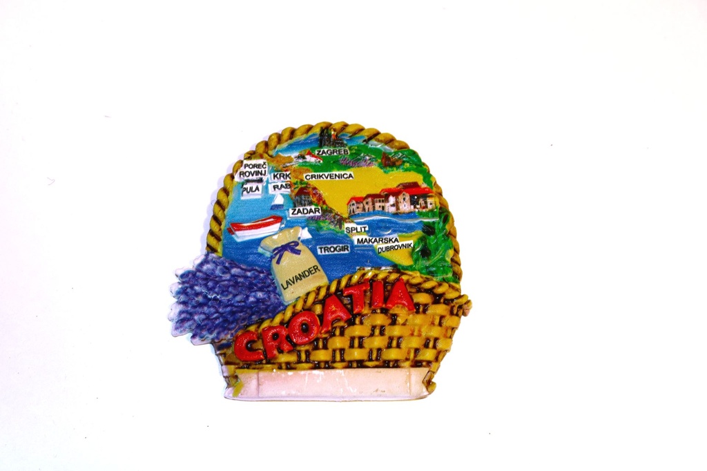 MAGNETE RESINA CESTO CROATIA 