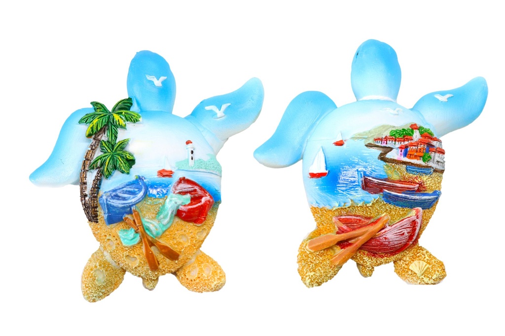 MAGNETE RESINA TARTARUGA VEDUTA 2 MOD ASSTI 