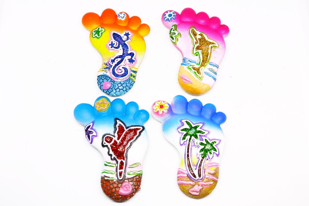 MAGNETE RESINA PIEDE COL VIVACI VEDUT MARINE 4 MOD 